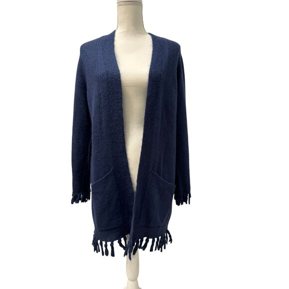 NWT Lilly Pulitzer Cardigan Navy Lewiston Low Tide Navy Medium - Picture 1 of 5